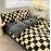 Plaid Style Bedding Set Skin-friendly Quilt Cover Pillowcase Bedsheet Home Bed Linen Sets Single/Full/Queen/King Size Bedclothes