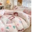 Cute Cartoon Panda Duvet Cover Set Boys Girls Bedroom Skin-friendly Breathable Bedding Set Zipper Quilt Cover with 2 Pillowcases
