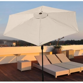 2/2.7/3m Garden Umbrella Cover Waterproof Beach Canopy Outdoor Garden UV Protection Parasol Sunshade Umbrella Replacement Cover