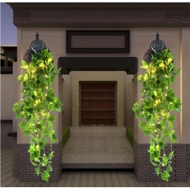 Fairy Lights Solar Lights Maple Leaf Waterproof Outdoor Garland 10M/5M/2M Solar Lamp Christmas Garden Wedding Party Decoration