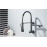Pull Down Kitchen Faucet Wall Mounted Spring Single Cold Water Dual Spouts Kitchen Tap 360 Rotation Water Crane Tap For Kitchen