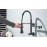 Pull Down Kitchen Faucet Wall Mounted Spring Single Cold Water Dual Spouts Kitchen Tap 360 Rotation Water Crane Tap For Kitchen