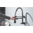 Pull Down Kitchen Faucet Wall Mounted Spring Single Cold Water Dual Spouts Kitchen Tap 360 Rotation Water Crane Tap For Kitchen
