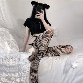 Gothic Bat Long Sexy Fishnet Stockings Women Haraj..