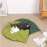 Autumn and winter thickened leaf shape pet floor mat cat pet mat cotton fabric kennel cat mat