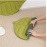 Autumn and winter thickened leaf shape pet floor mat cat pet mat cotton fabric kennel cat mat